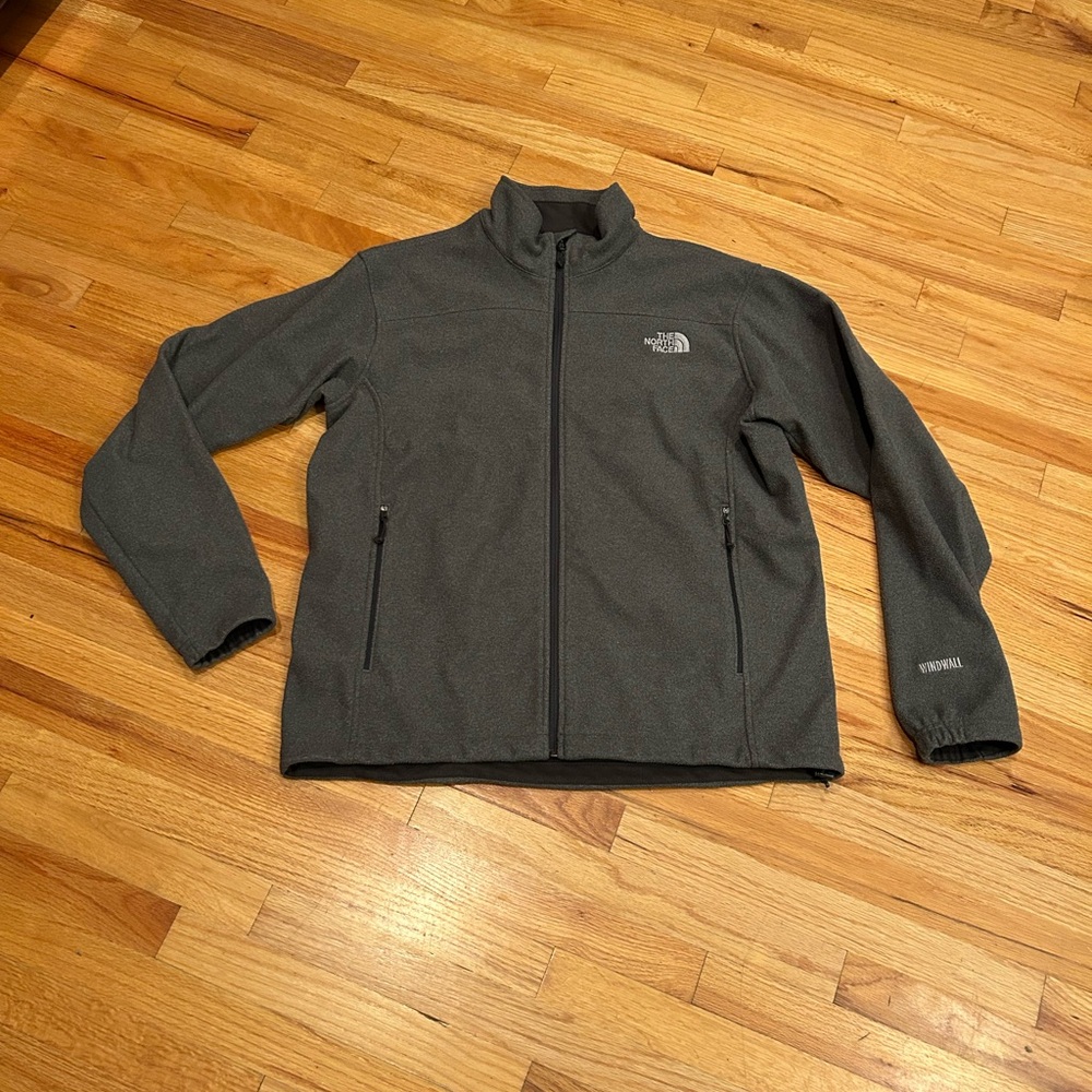 Grey North Face jacket